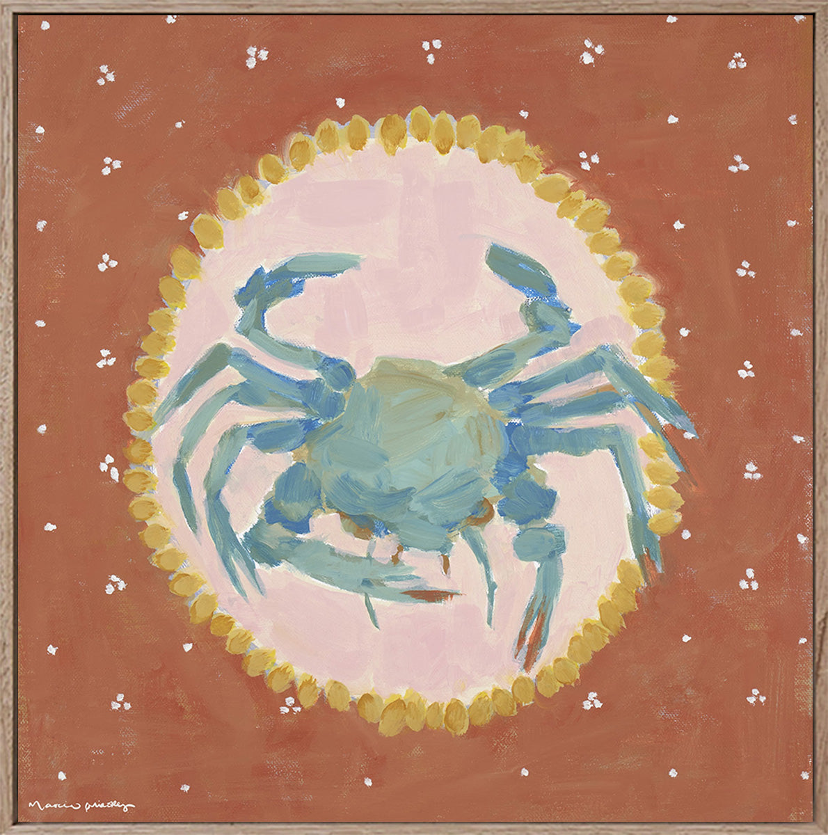 Crab + Corn - Limited Edition Print - Marcia Priestley