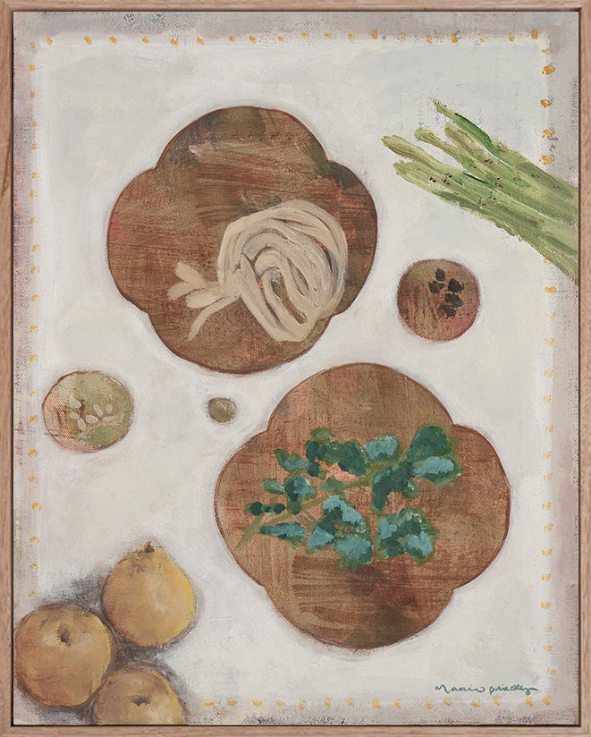 Pears + Pasta - Limited Edition Print - Marcia Priestley