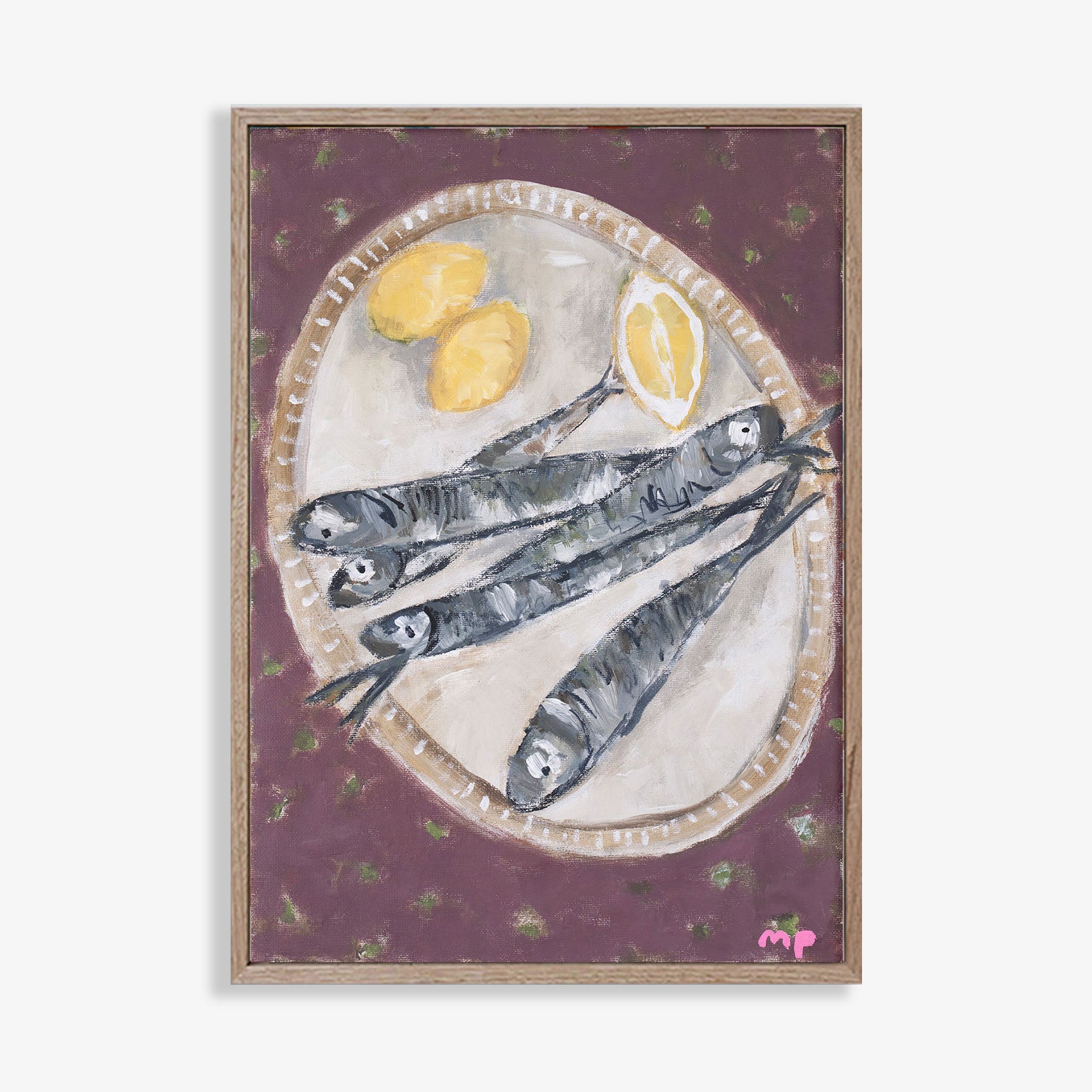 Pilchard Plate - Original Painting