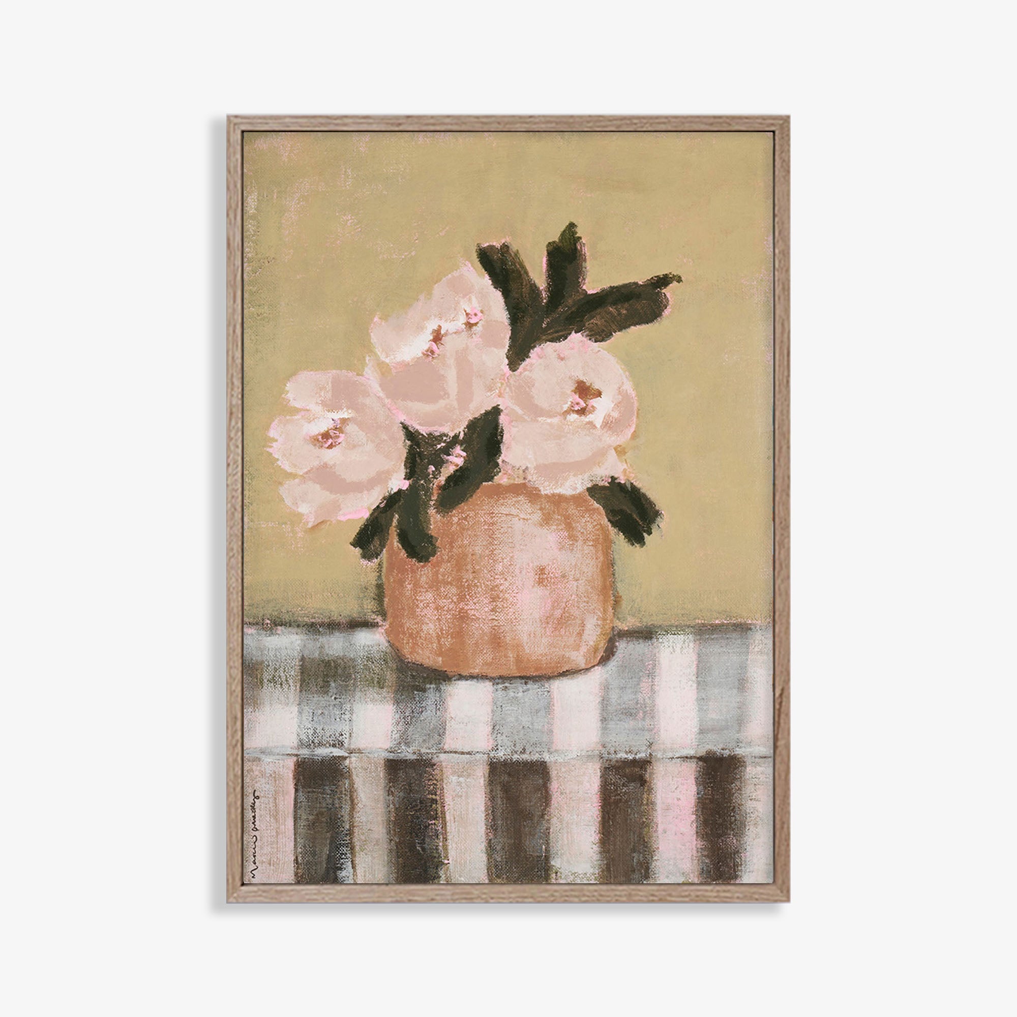 Pink Flowers I - Original Painting