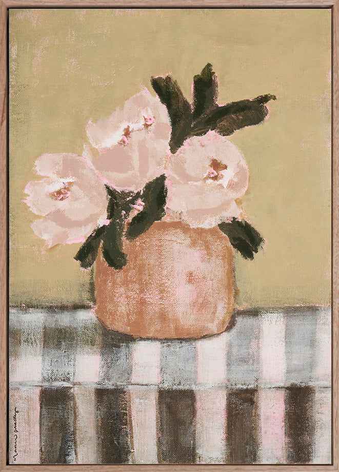 Pink Flowers I - Original Painting