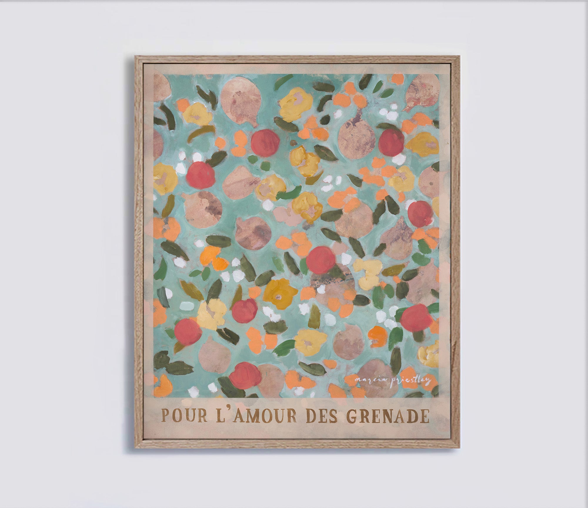 Pour L’amour Des Grenade - Original Painting