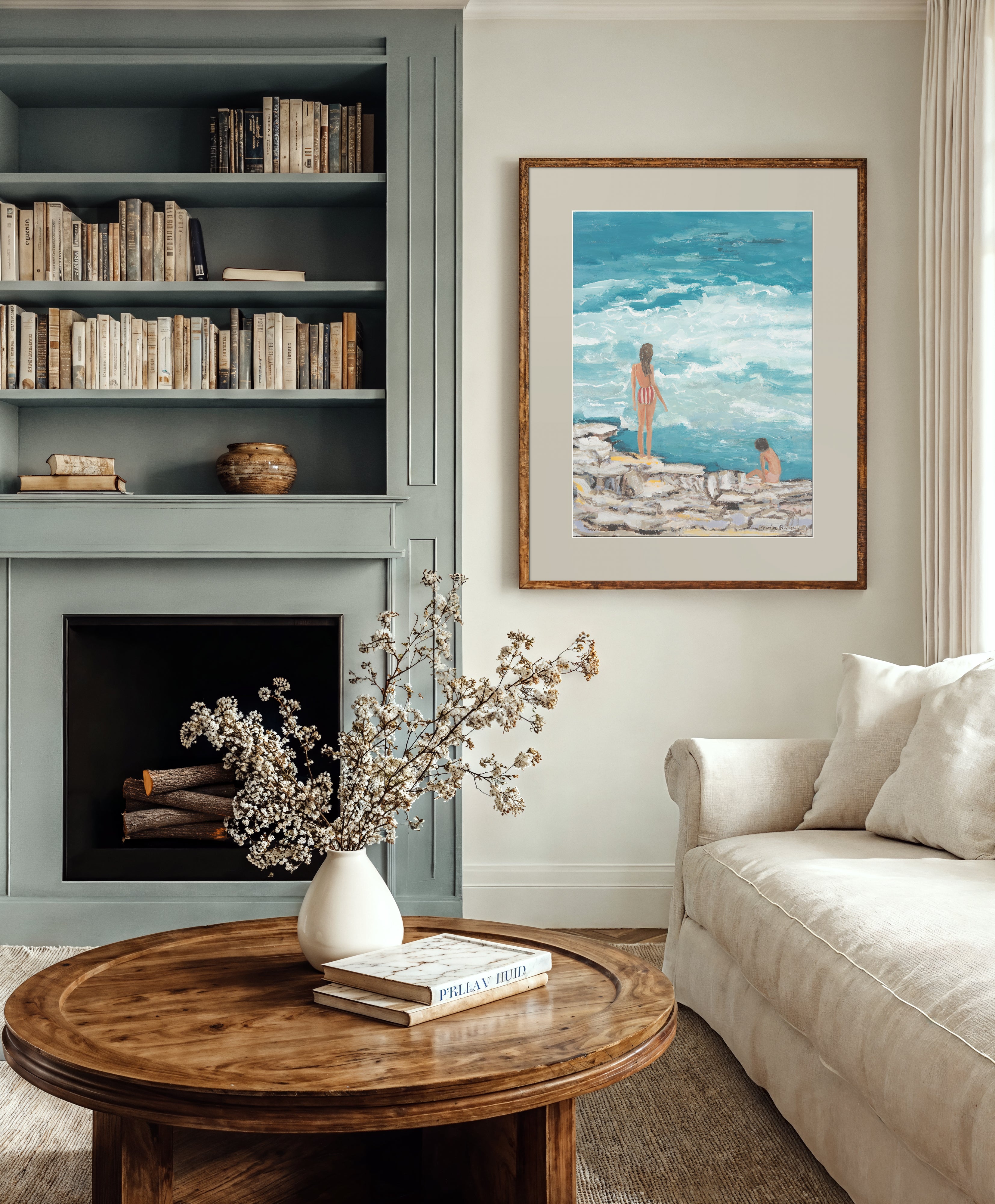 Dancing With Dolphins - Original Painting